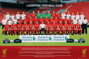 Liverpool FC Team Photo 2012 2013 Soccer Football Sports Cool Wall Decor Art Print Poster 36x24