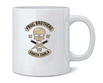 Frog Brothers Santa Carla Halloween Costume Horror Ceramic Coffee Mug Tea Cup Fun Novelty Gift 12 oz