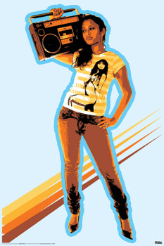 Steez Sasha Boombox Cool Wall Decor Art Print Poster 24x36