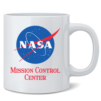 NASA Mission Control Center Office Astronomy Space Retro Classic Cool Ceramic Coffee Mug Tea Cup Fun Novelty Gift 12 oz