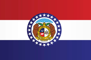 Missouri The Show Me State State Flag Patriotic Posters American Flag Poster Of Flags For Wall Flags Poster Us Cool Wall Art Cool Wall Decor Art Print Poster 12x18
