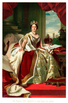 Queen Victoria Portrait Cool Wall Decor Art Print Poster 12x18