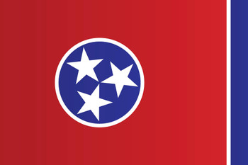 Tennessee State Flag Nashville State Flag Country Music Education Patriotic Posters American Flag Poster of Flags for Wall Decor Flags Poster US Cool Wall Art Print Poster 12x18