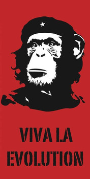 Viva la Evolution Che Gorilla Poster 12x24 Inches