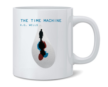 The Time Machine H. G. Wells Book Cover Art Ceramic Coffee Mug Tea Cup Fun Novelty Gift 12 oz