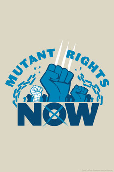 Mutant Rights Now Funny Cool Wall Art Print Poster 12x18