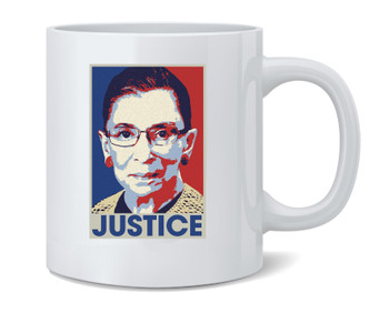 Ruth Bader Ginsburg Justice Pop Art RIP RBG Ceramic Coffee Mug Tea Cup Fun Novelty Gift 12 oz