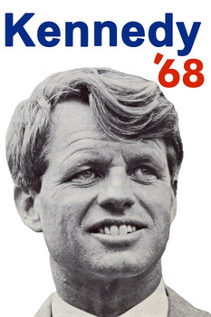 Laminated Bobby Kennedy For President 1968 RFK Poster Dry Erase Sign 12x18