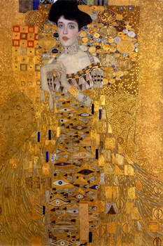 Laminated Gustav Klimt The Woman In Gold Symbolist Art Nouveau Prints and Posters Gustav Klimt Wall Art Fine Art Wall Decor Nature Landscape Abstract Painting Poster Dry Erase Wall Art 24x36
