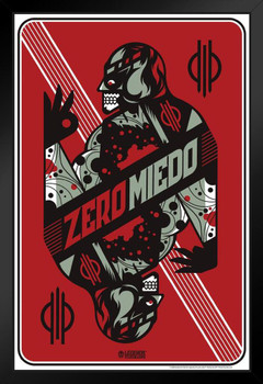 Penta Zero M Zero Miedo Card Lucha Brothers Legends of Lucha Libre Luchador Wrestler Mexican Wrestling Art Print Stand or Hang Wood Frame Display 9x13