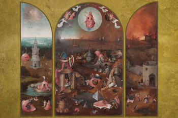 The Last Judgement Hieronymus Bosch Triptych Painting Hieronymus Bosch Print Renaissance Paintings Triptych Wall Art Biblical Eden Illustrations Painting Garden Cool Wall Decor Art Print Poster 12x18