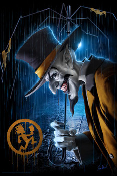 Hard Rain Top Hat ICP Insane Clown Posse Music Band Tom Wood Fantasy Stretched Canvas Art Wall Decor 16x24