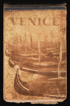 Gondolas of Venice Italy Vintage Sepia Toned Travel Cool Wall Decor Art Print Poster 12x18