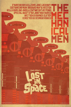 Lost In Space The Mechanical Men by Juan Ortiz Episode 57 of 83 Print Stretched Canvas Wall Art 16x24 inch