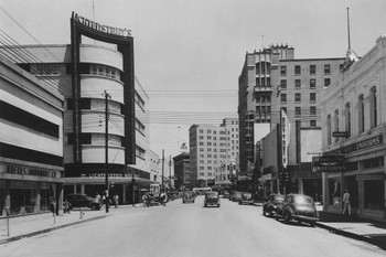 Chaparral Street in Corpus Christi Texas Archival Photo Photograph Cool Wall Decor Art Print Poster 18x12