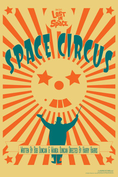 Lost In Space Space Circus by Juan Ortiz Episode 34 of 83 Print Stretched Canvas Wall Art 16x24 inch