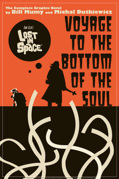 Lost In Space Voyage To the Bottom of The Soul by Juan Ortiz Print Stretched Canvas Wall Art 16x24 inch