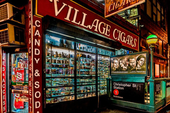 Village Cigars by Chris Lord Photo Photograph Stretched Canvas Art Wall Decor 16x24