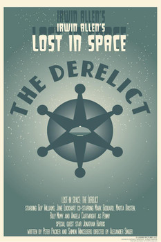 Lost In Space The Derelict by Juan Ortiz Episode 2 of 83 Print Stretched Canvas Wall Art 16x24 inch