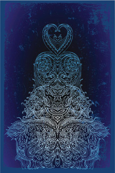 Mystical Formation Fantasy Print Stretched Canvas Wall Art 16x24 inch