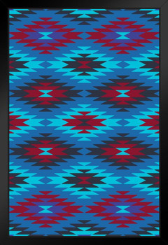 Native American Navaho Style Tribal Culture Art Print Stand or Hang Wood Frame Display Poster Print 9x13