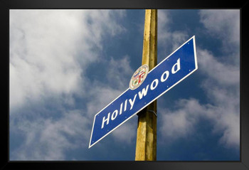 Hollywood Neighborhood Sign Los Angeles California Photo Photograph Art Print Stand or Hang Wood Frame Display Poster Print 13x9