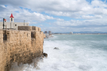 Medieval Harbour of Akko Israel Photo Photograph Cool Wall Decor Art Print Poster 18x12