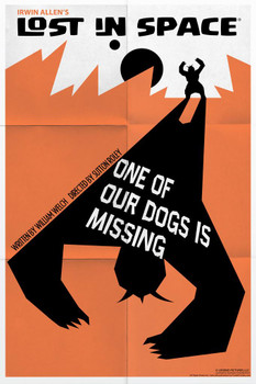 Lost In Space One of Our Dogs Is Missing by Juan Ortiz Episode 13 of 83 Print Stretched Canvas Wall Art 16x24 inch