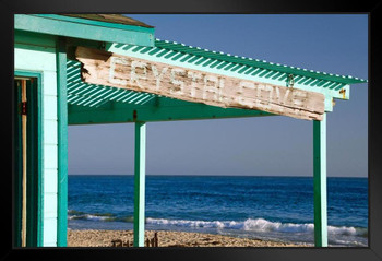 Crystal Cove State Park Historic Cottage Pacific Coastline Photo Photograph Art Print Stand or Hang Wood Frame Display Poster Print 13x9