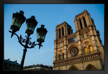 Notre Dame Cathedral Paris France Photo Photograph Art Print Stand or Hang Wood Frame Display Poster Print 13x9