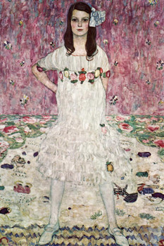 Gustav Klimt Mada Primavesi Portrait Art Nouveau Prints and Posters Gustav Klimt Canvas Wall Art Fine Art Wall Decor Women Landscape Abstract Symbolist Painting Stretched Canvas Art Wall Decor 16x24