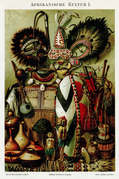 African Antiquities 1895 Cool Wall Decor Art Print Poster 12x18