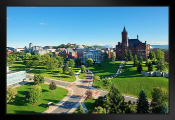 Syracuse University Campus with Crouse College Photo Photograph Art Print Stand or Hang Wood Frame Display Poster Print 13x9