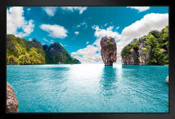 Phuket Thailand Scenic Ocean Landscape Photo Photograph Art Print Stand or Hang Wood Frame Display Poster Print 13x9