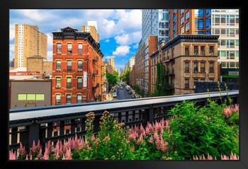 High Line Park Greenway Rail Trail Manhattan New York City NYC Photo Photograph Art Print Stand or Hang Wood Frame Display Poster Print 13x9