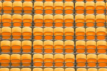 Seats At The Football Stadium Soccer Futball Cool Wall Decor Art Print Poster 12x18