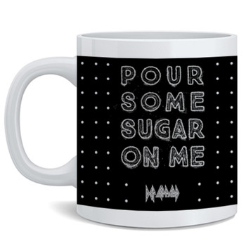 Def Leppard Pour Some Sugar On Me Classic Rock Band Metal 80s Music Merchandise Ceramic Coffee Mug Tea Cup Fun Novelty 12 oz