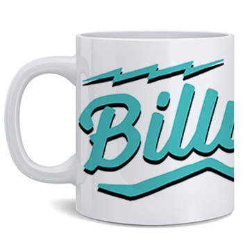 Billy Joel Name Logo Classic Rock Concert Tour Mug 12oz