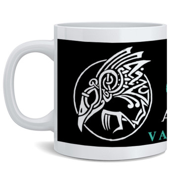 Assassins Creed Valhalla Eivor Crest Gold Edition Ultimate Edition Video Game Gaming Gamer Merchandise Cosplay Collectibles Merch Accessories Ceramic Coffee Mug Tea Cup Fun Novelty Gift 12 oz
