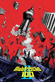 Mob Psycho 100 Poster Season 2 Anime Merchandise Japanese Manga Series Merch Cool Wall Art Print Poster 12x18