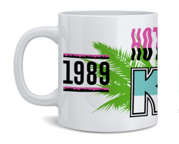 Kiss Band Hot Shade Tour 1989 Coffee Mug 12oz