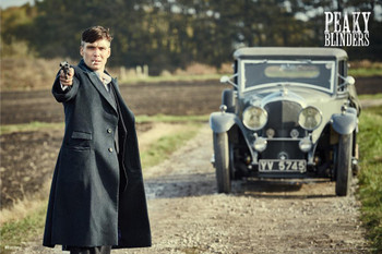 Peaky Blinders Poster Tommy Shelby Shooting Cillian Murphy Peaky Blinders Merchandise Peaky Blinders Print Shelby Company Limited Tommy TV Series Cool Wall Decor Art Print Poster 36x24