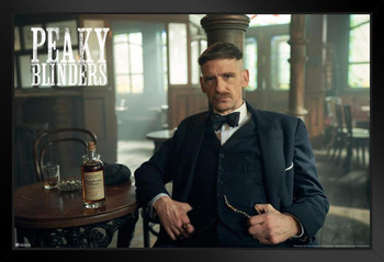 Peaky Blinders Poster Arthur Shelby Peaky Blinders Merchandise Peaky Blinders Print Shelby Company Limited Tommy Television Series TV Show Paul Anderson Black Wood Framed Art Poster 14x20