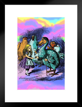 Alice In Wonderland Ceramic Tile Art Meets Dodo Bird Color