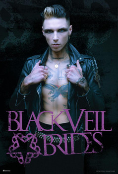 Black Veil Brides Poster Music Andy Biersack Image Solo Black Veil Brides Merch BVB Band Merch Fallen Angels Black Veil Brides Merchandise Indie Bedroom Decor Thick Paper Sign Print Picture 8x12