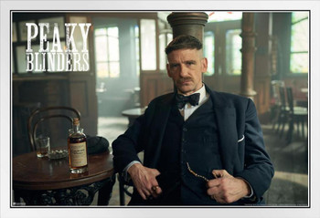 Peaky Blinders Poster Arthur Shelby Peaky Blinders Merchandise Peaky Blinders Print Shelby Company Limited Tommy Television Series TV Show Paul Anderson White Wood Framed Art Poster 14x20