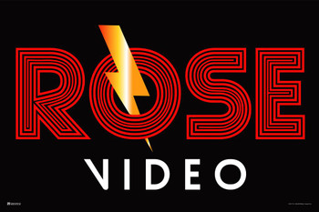 Laminated Schitts Creek Poster Rose Video Logo Official Schitts Creek Merchandise David Rose Apothecary Merchandise Rosebud Motel Moira Rose Johnny Rose Alexis Rose Poster Dry Erase Wall Art 24x36