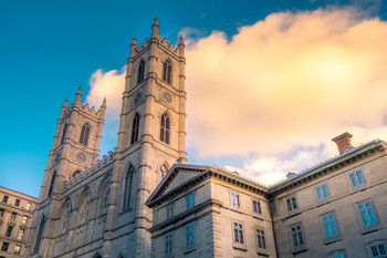 Notre Dame Basilica Montreal Quebec Canada Photo Photograph Cool Wall Decor Art Print Poster 18x12