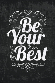 Laminated Be Your Best Chalkboard Writing Art Motivational Wall Art Quote Inspirational Wall Art Classroom Decor Family Wall Decor Living Room Decor Motivational Posters Poster Dry Erase Sign 24x36