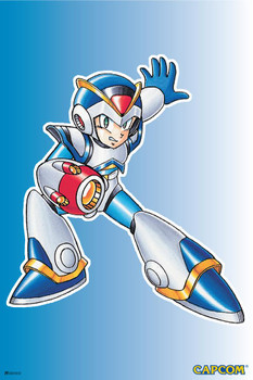 Mega Man X Armor Video Game Video Gamer Classic Retro Vintage 90s Gaming MegaMan Capcom Legacy Collection Megaman 11 Mega Man X Dr Wily Thick Paper Sign Print Picture 8x12